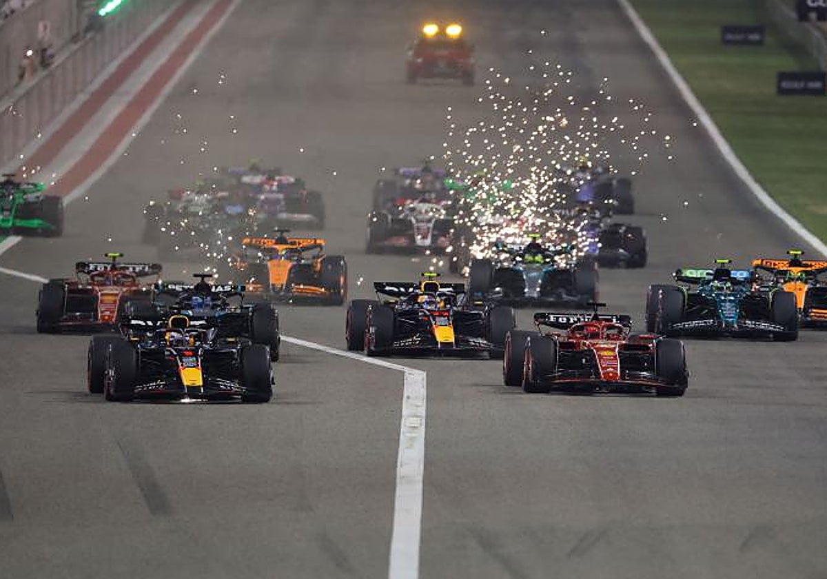 La salida del GP Baréin