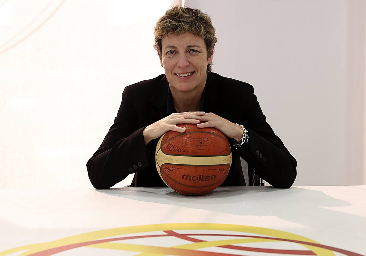Elisa Aguilar, presidenta de la Federación Española de Baloncesto