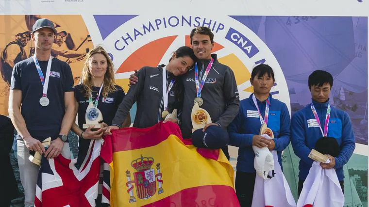 Jordi Xammar y Nora Brugman, campeones del mundo de 470, son los nuevos «hijos del viento»