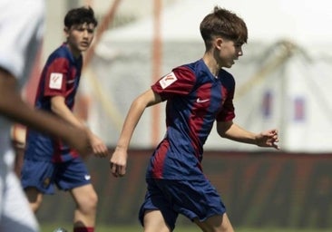 Gerard, el sobrino de Miki Roqué que despunta en la cantera del Barcelona