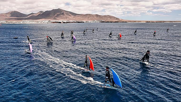 Botín y Trittel ya son segundos en el Mundial de 49er de Lanzarote