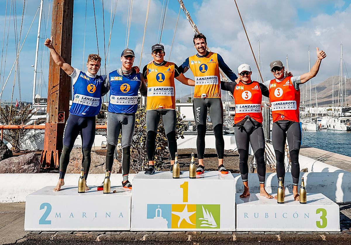 Botín y Trittel, bronce en el Mundial de 49er en Lanzarote