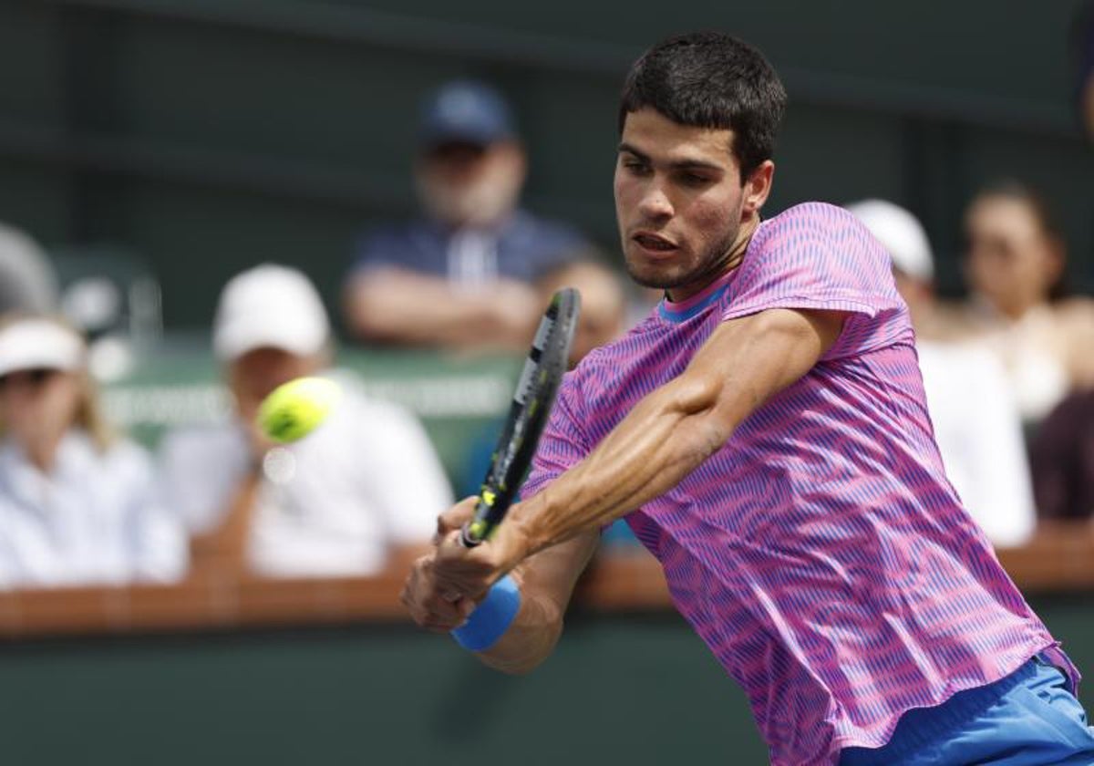 Sigue en directo el Alcaraz - Marozsán de octavos de final de Indian Wells