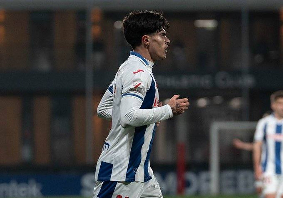 Juan Cruz en un partido con el Leganés