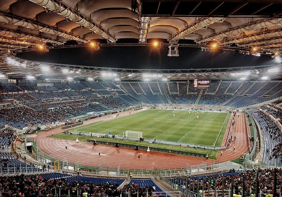 Vista panorámica del Estadio Olímpido de Roma