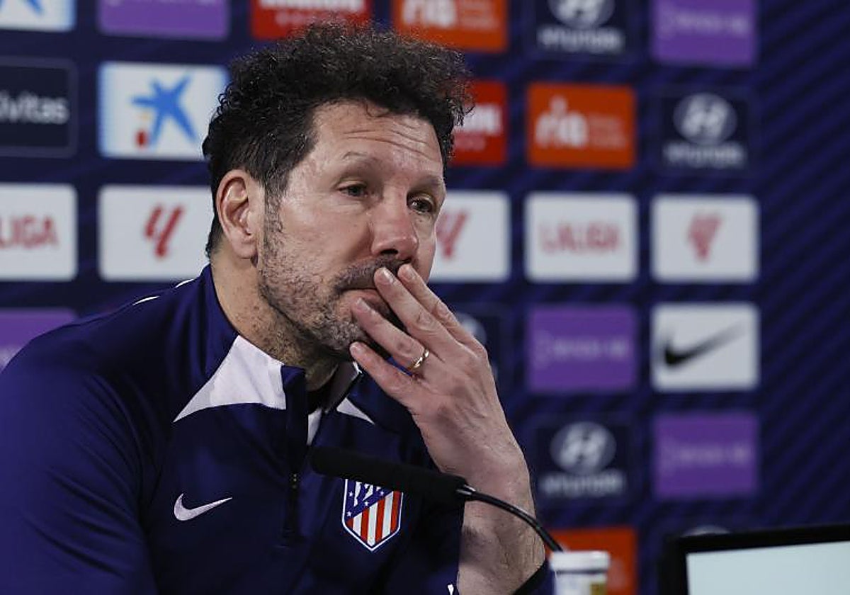 Simeone: «¿Joao Félix? Soy muy respetuoso con los futbolistas de otros equipos»