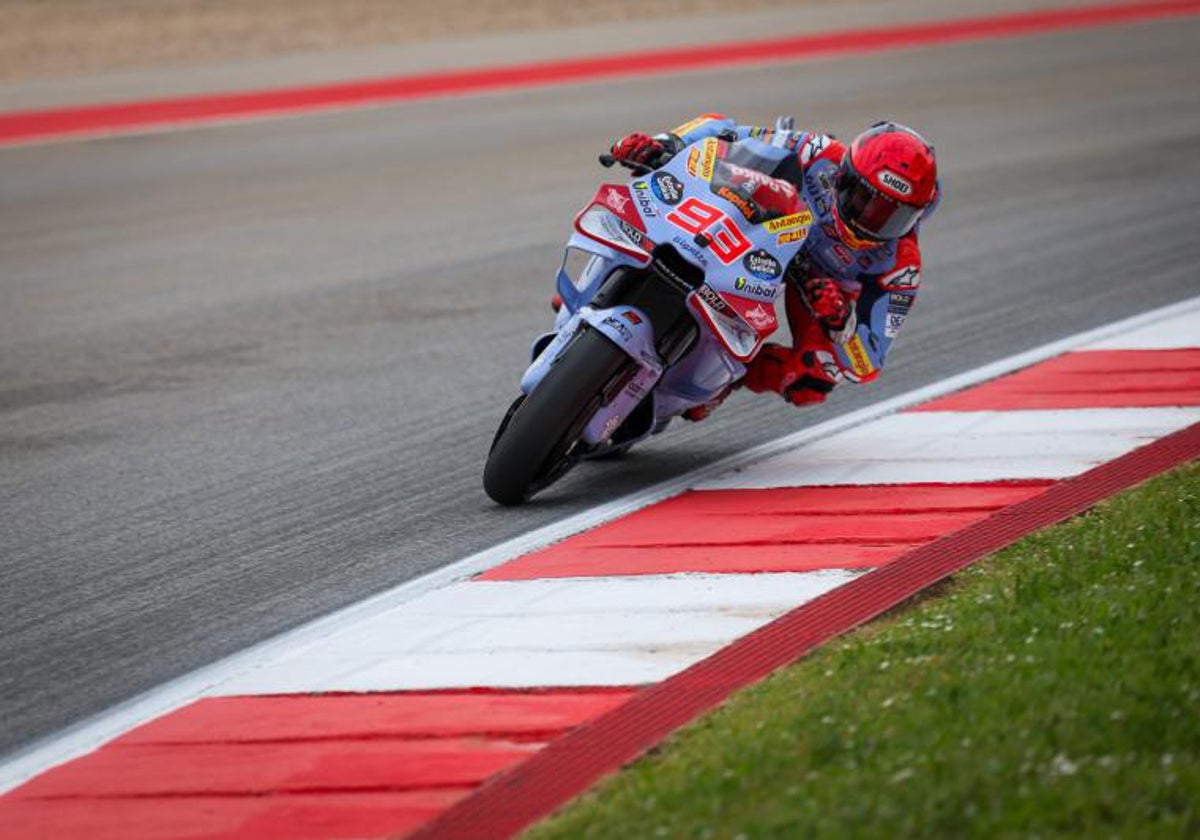 Marc Márquez en el circuito de Portimao