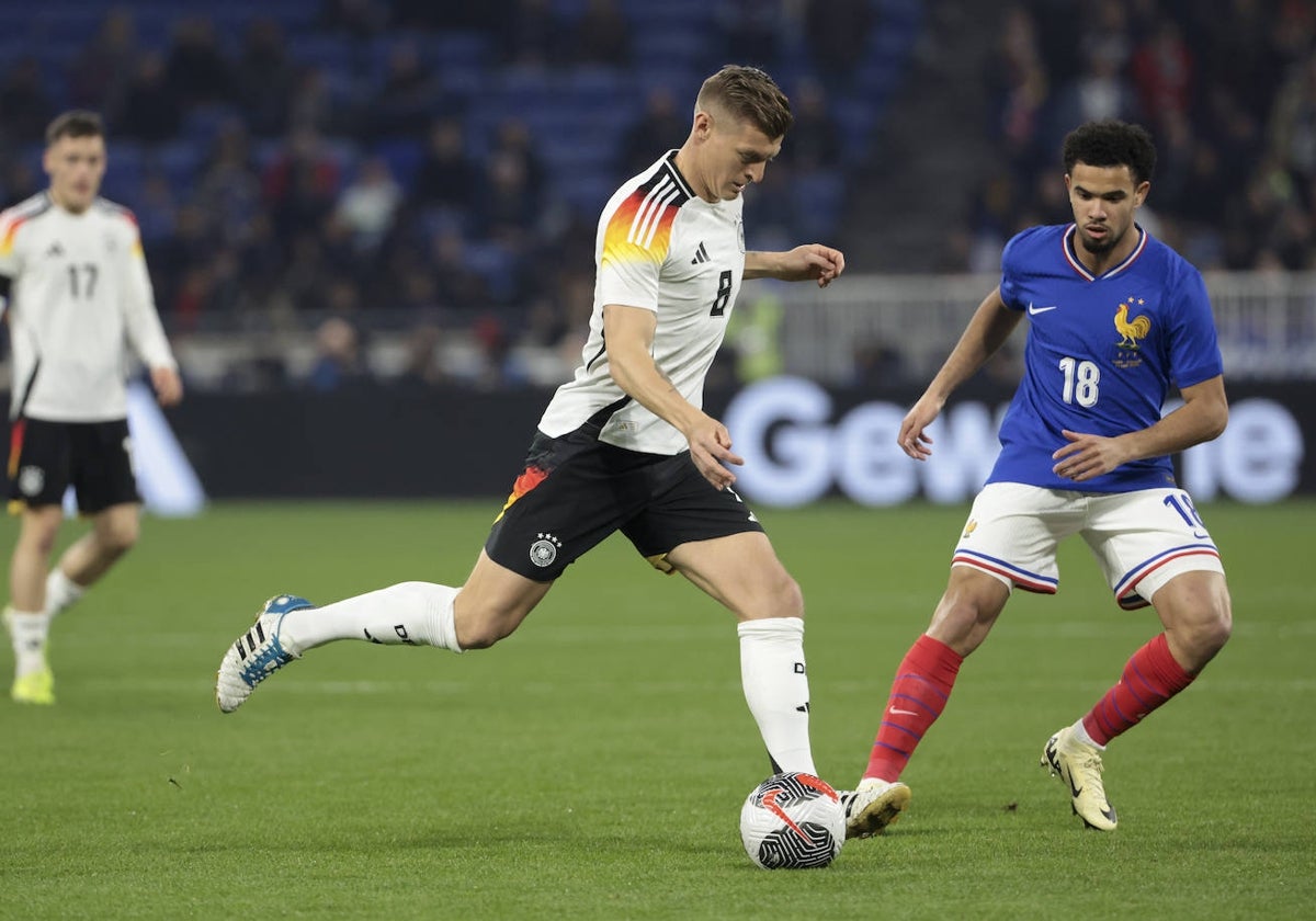 Kroos, durante el partido entre Alemania y Francia