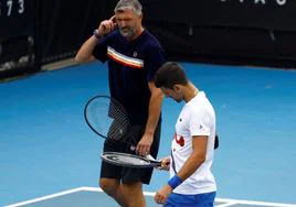 Djokovic rompe con su entrenador, Goran Ivanisevic