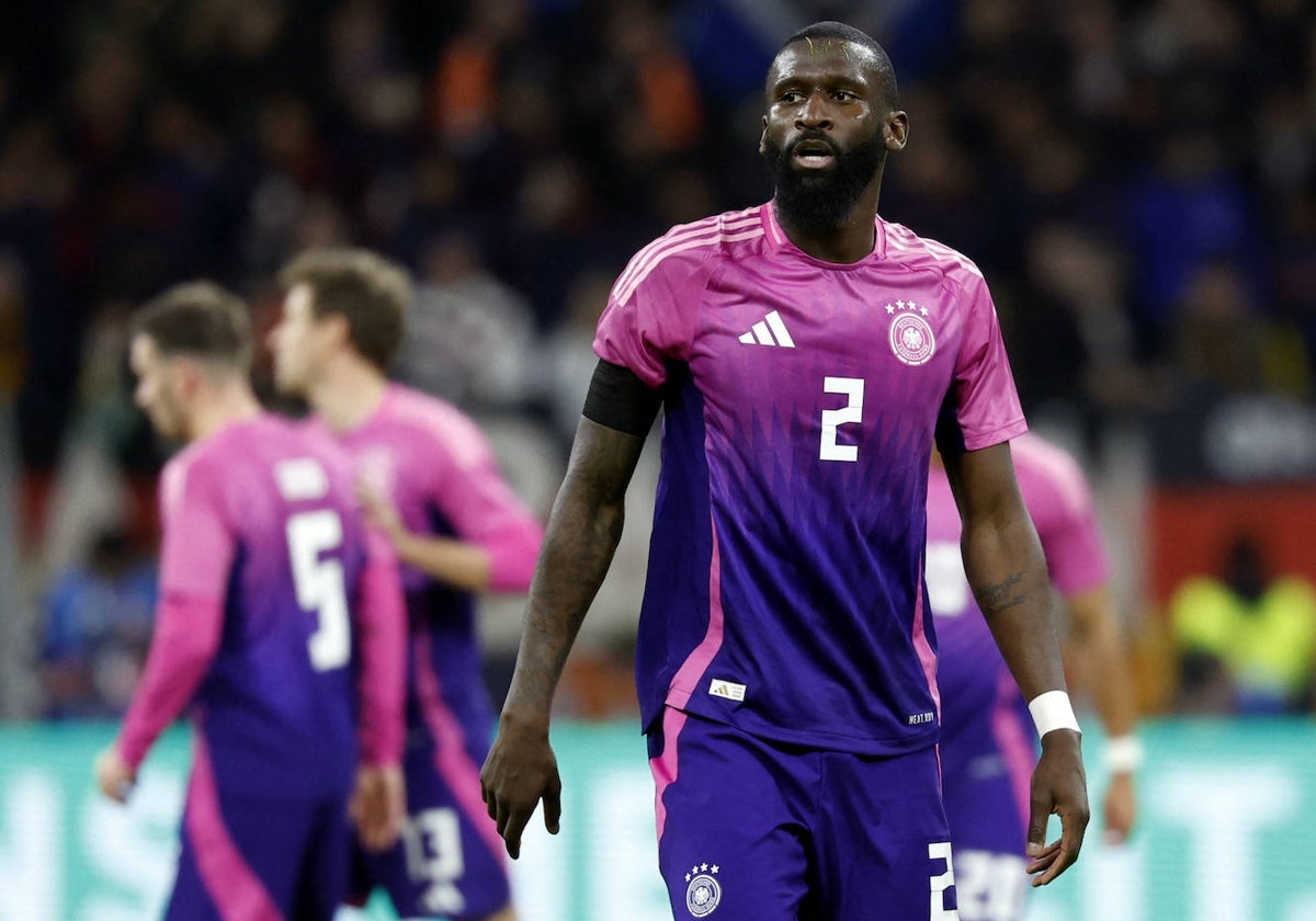 Rüdiger, en un partido reciente con Alemania