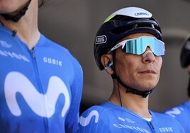 Nairo Quintana, ciclista del Movistar