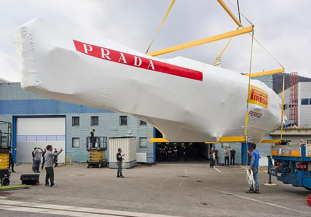 El AC75 del Luna Rossa Prada Pirelli será botado el 13 de abril en Cagliari