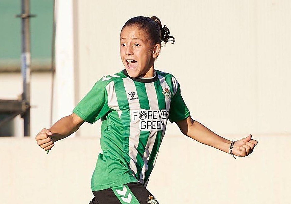 Tiago Polo celebra un gol con el Betis