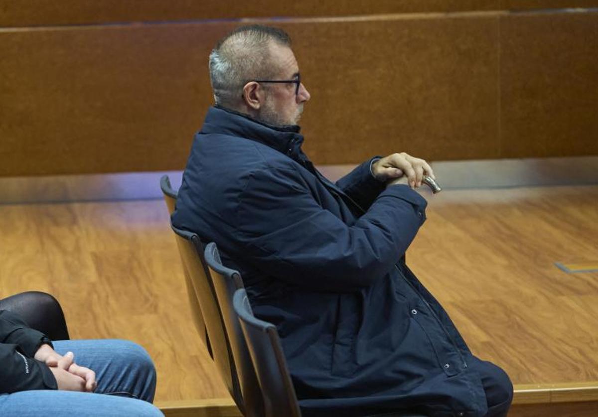 El otro encausado, la 'mano derecha' de Piterman, el empresario cántabro José Nereo, durante la vista de este lunes