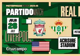Liverpool - Betis, nuevo amistoso para la gira por Estados Unidos