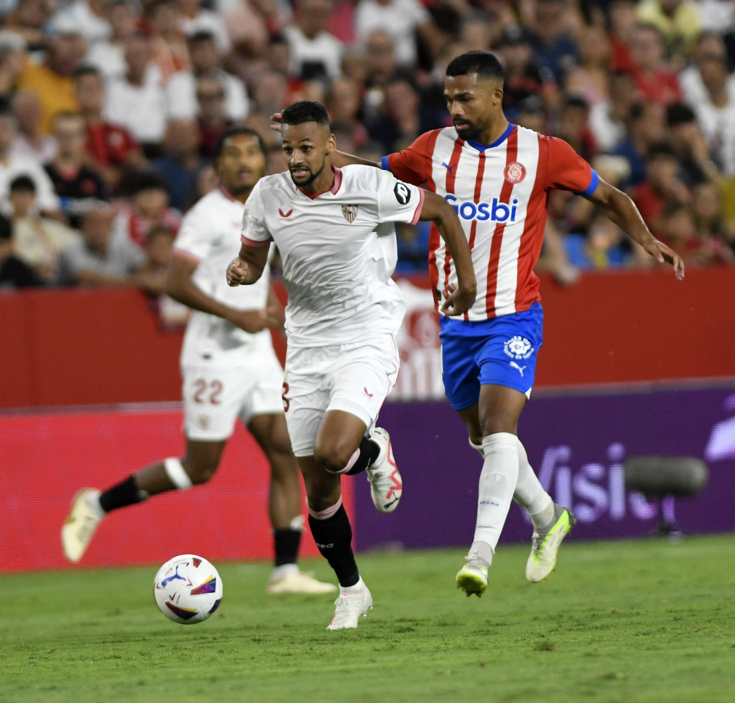 Sow, en el partido contra el Girona