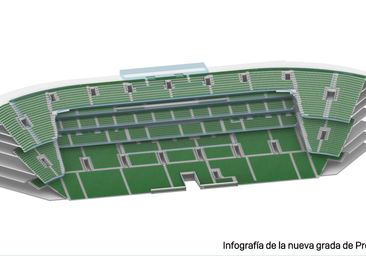 Así será la nueva grada de preferencia del estadio del Betis