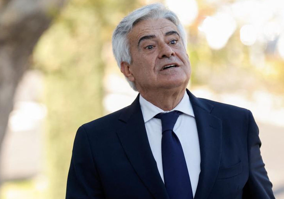 Pedro Rocha, a su llegada a los juzgados