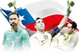 Claudio Bravo, media vida con la selección de Chile