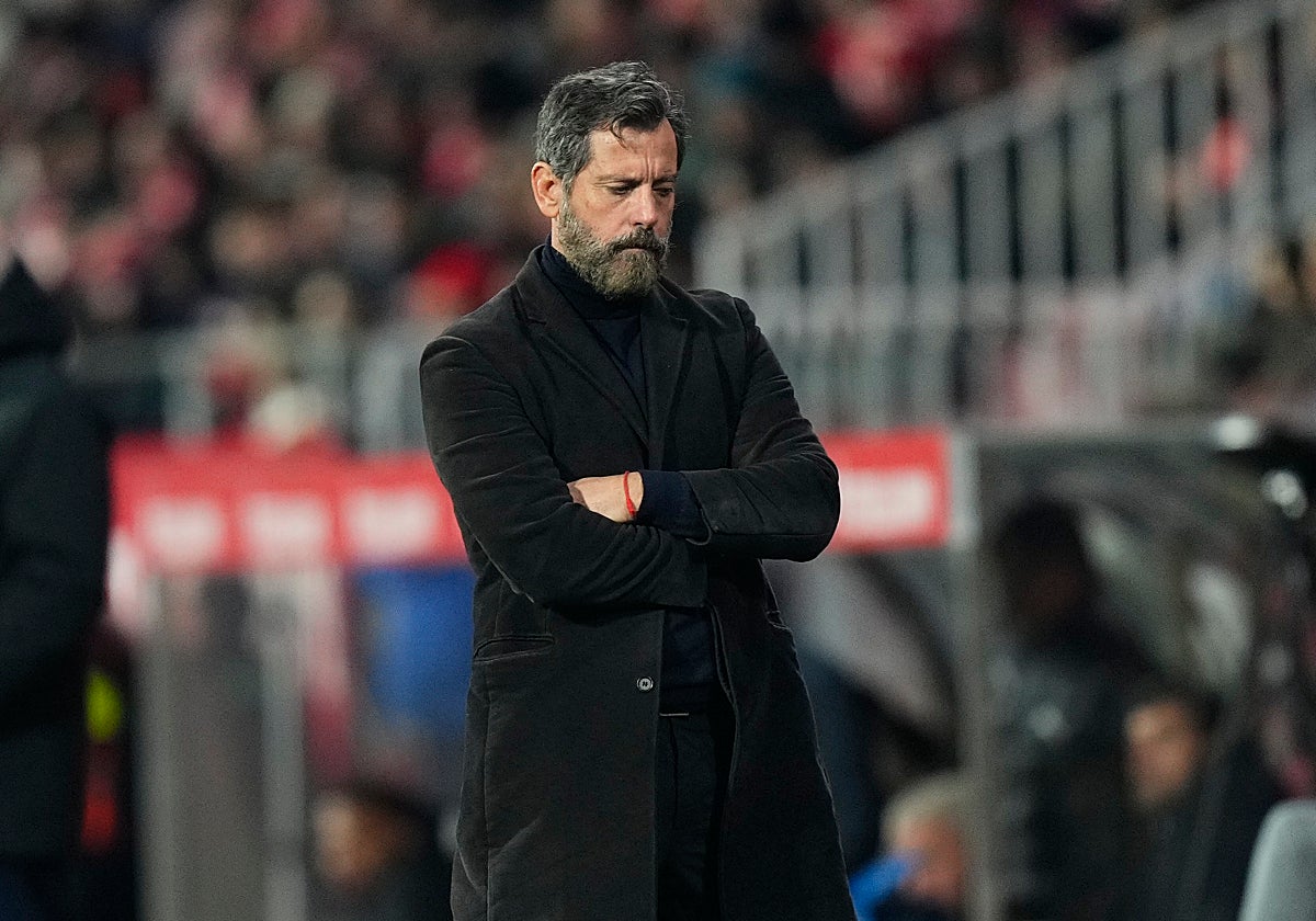 Quique Sánchez Flores, entrenador del Sevilla FC