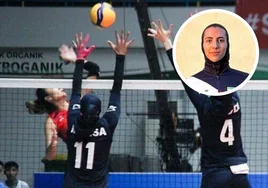 Mobina Rostami, internacional con la selección de Irán