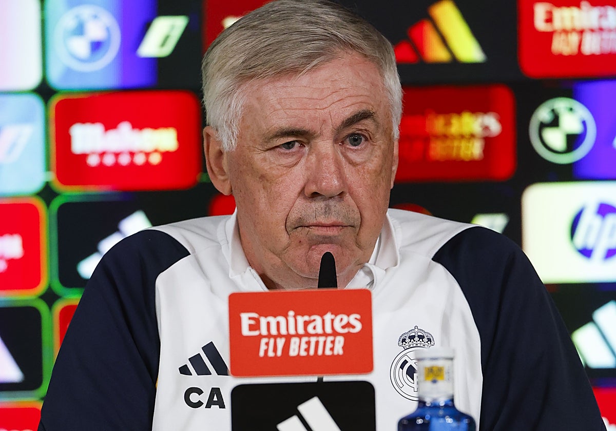 Carlo Ancelotti, técnico del Real Madrid