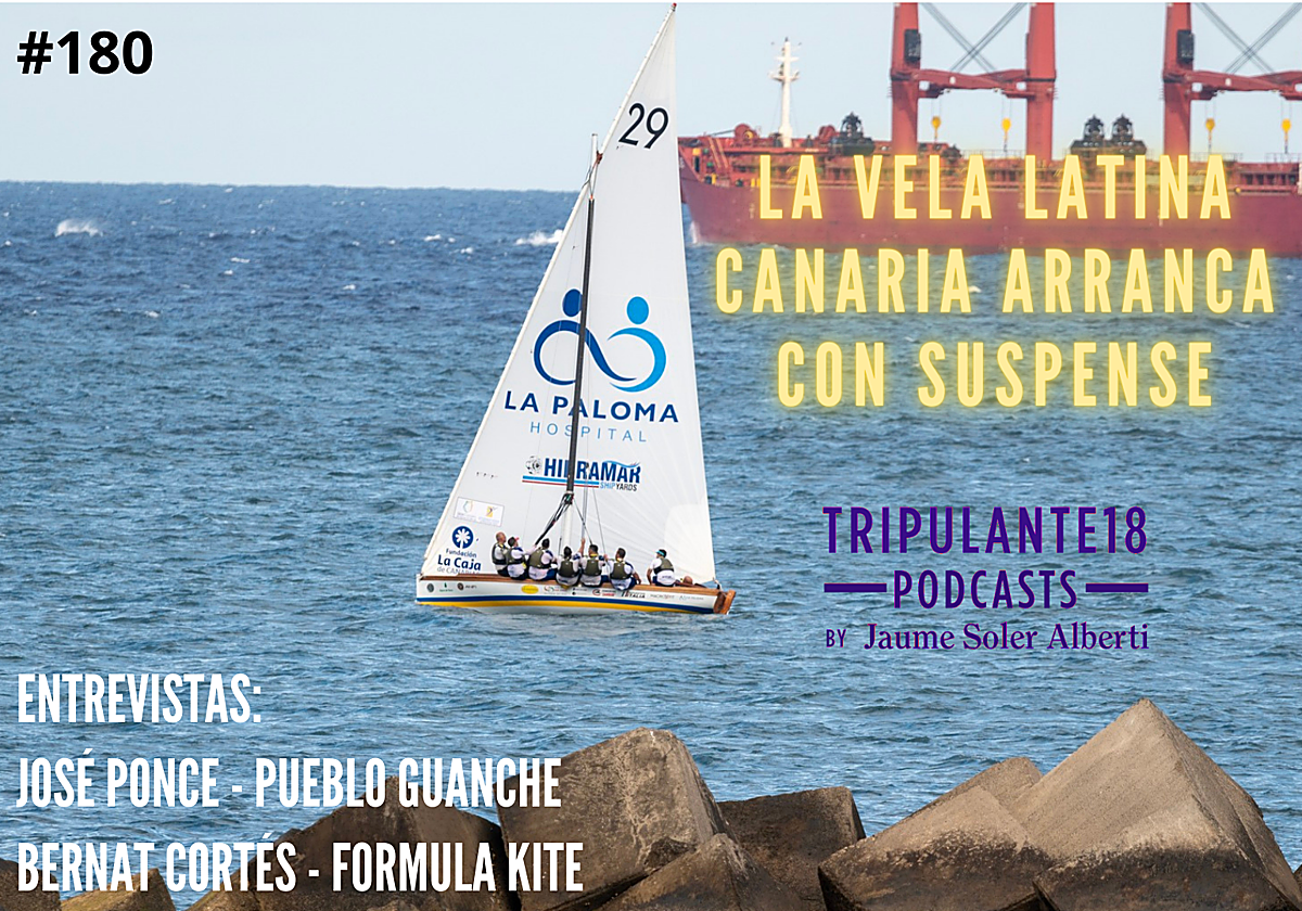 La Vela Latina Canaria arranca con suspense en Tripulante18 Podcast