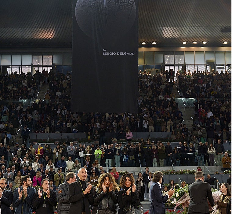 El homenaje del Mutua Madrid Open a Sergio Delgado, el extrabajador del torneo asesinado en Burgos «por ser de Valladolid»