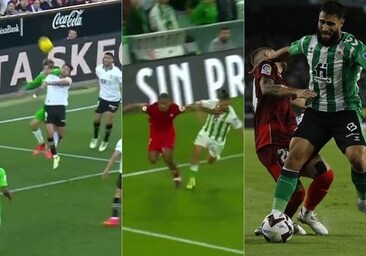 Indignación en el Betis con el penalti no pitado sobre Isco en el derbi: comparación con el de Miranda en Valencia y la roja a Fekir