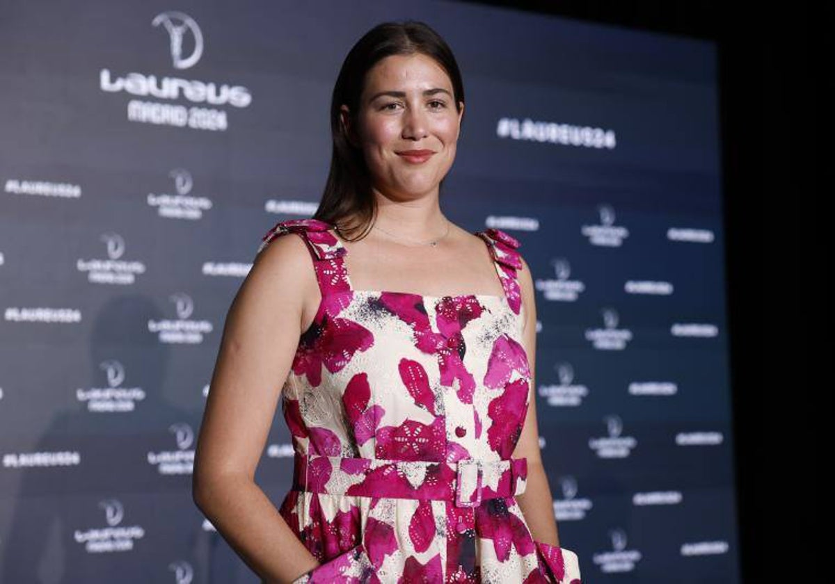 Garbiñe Muguruza en los Premios Laureus del Deporte de 2024