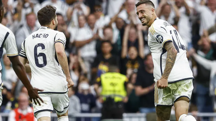 Nacho y Joselu firmaron una gran jugada para el 3-0 ante el Cádiz