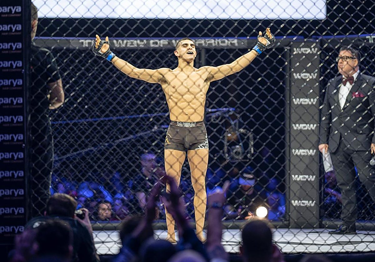 Yaman 'El Diamante', sobre la jaula de WOW, la mayor liga de MMA
