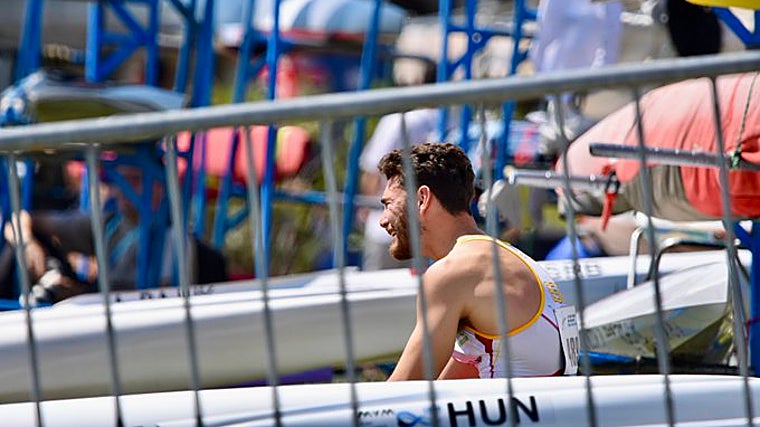 Cayetano García de la Borbolla no podía reprimir las lágrimas tras quedarse fuera de los Juegos Olímpicos