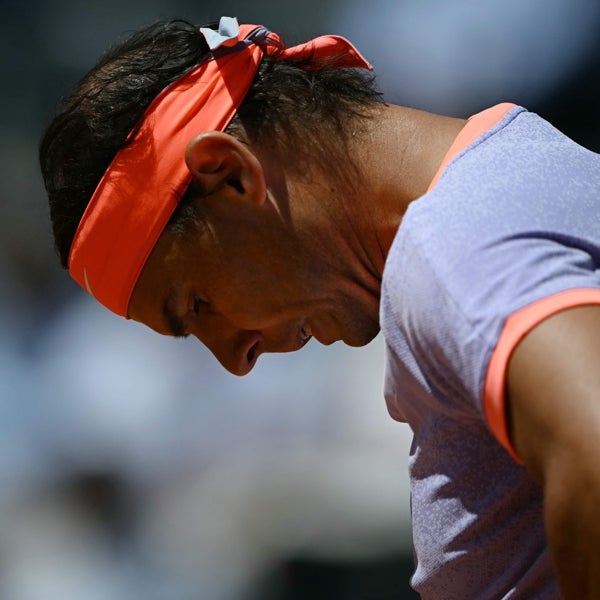 Un apagado Nadal cae en segunda ronda de Roma ante Hurkacz