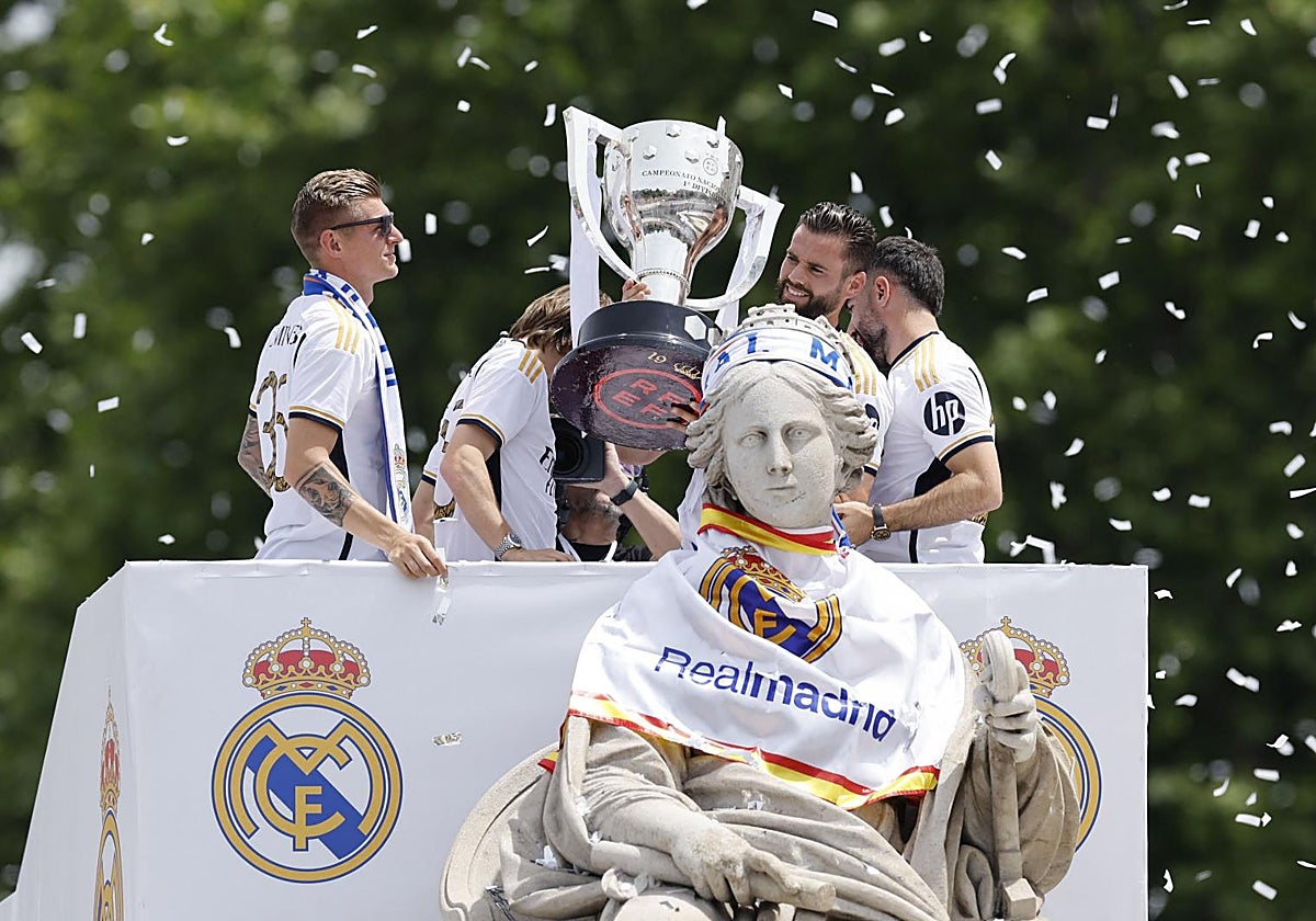 Las mejores imágenes de la celebración de la 36ª Liga del Real Madrid
