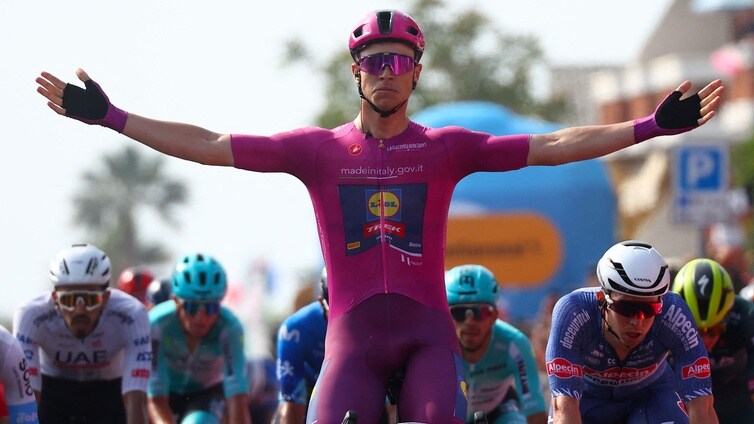 Jonathan Milan es el velocista del Giro
