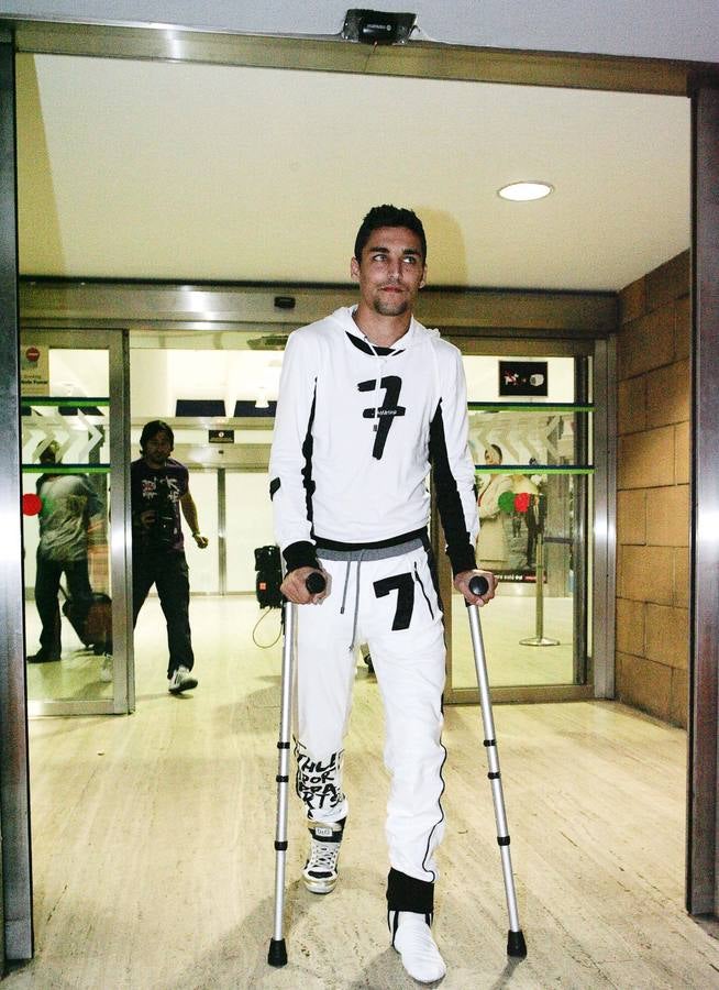 Algunas imágenes de Jesús Navas como futbolista del Sevilla en sus dos etapas, tras su periplo en la Premier