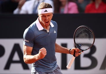 Zverev conquista Roma con un bombardeo sobre Jarry
