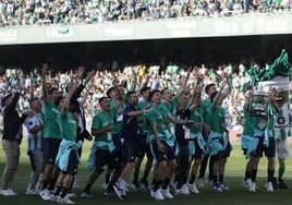 El Villamarín se rindió a sus campeones de la Copa del Rey de fútbol sala
