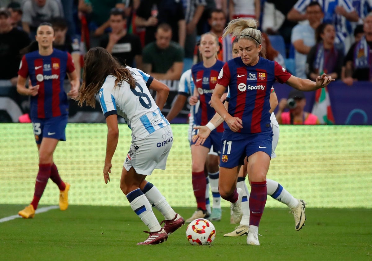 Final de la Copa del Reina entre el Barcelona y la Real Sociedad