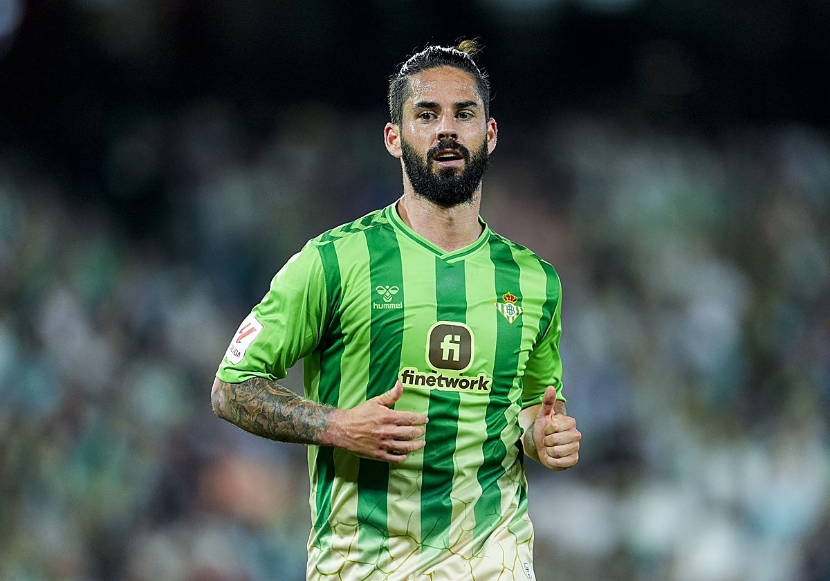 Isco, durante el partido Betis - Almería