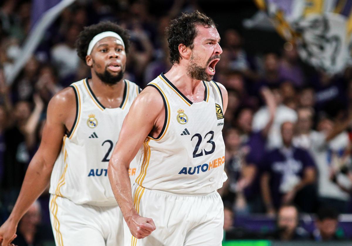 Sergio Llull durante un partido del Real Madrid en la Euroliga de baloncesto