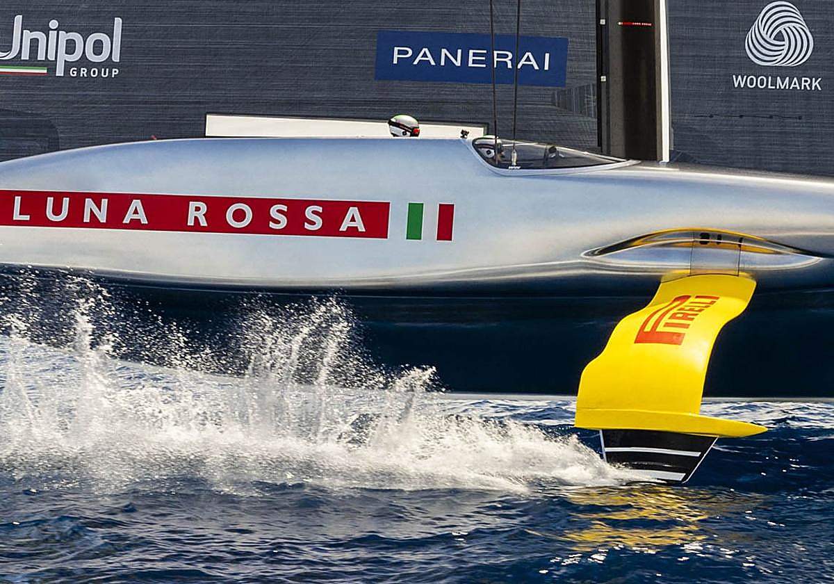 El Luna Rossa aplica la tecnología del Mundial de MotoGP en su AC75