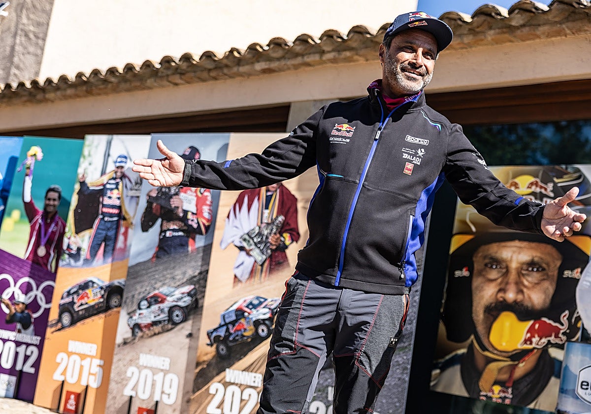 Nasser Al-Attiyah, en su finca de Castellfollit del Boix