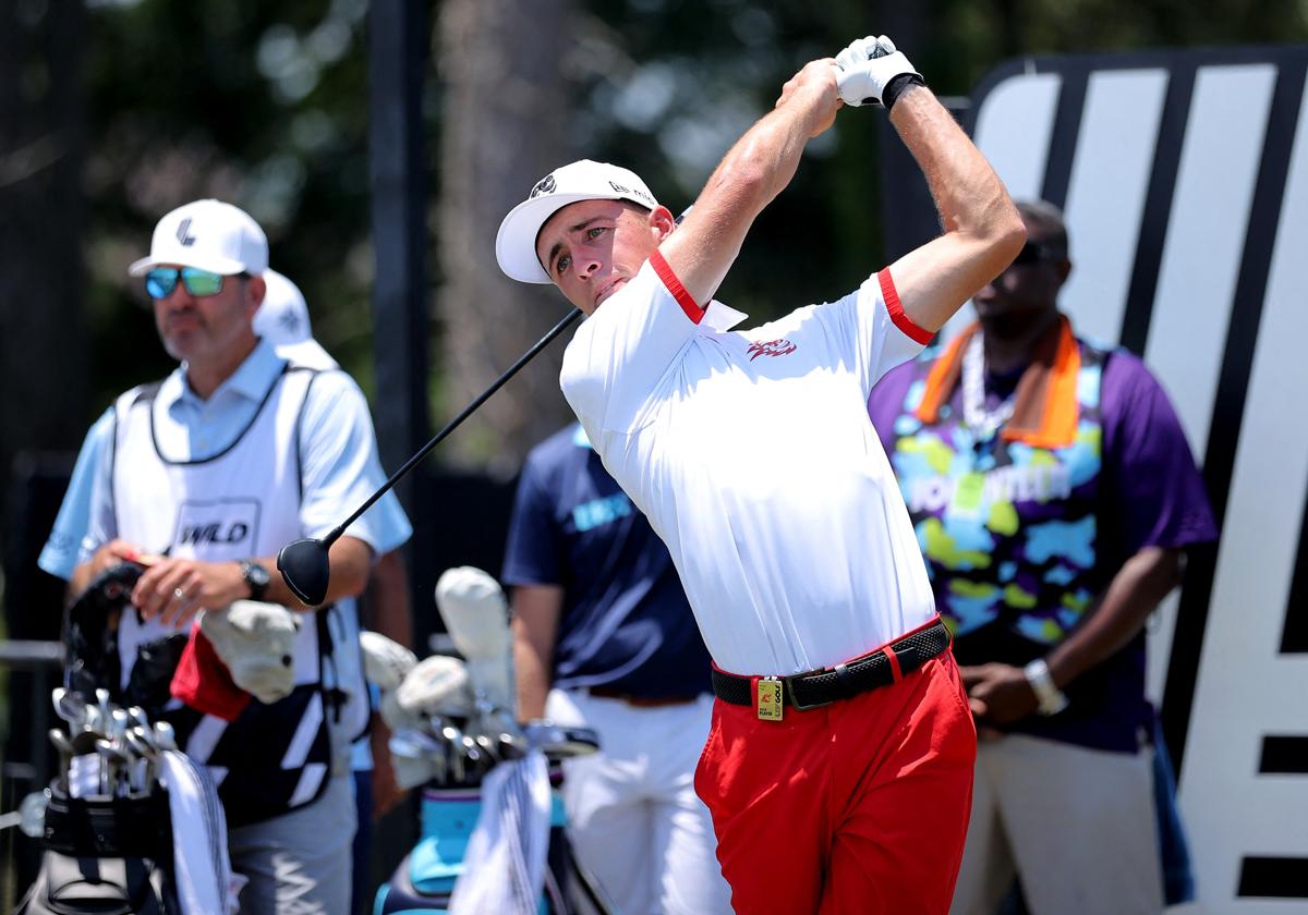 David Puig lanza en la primera ronda del LIV Golf de Houston