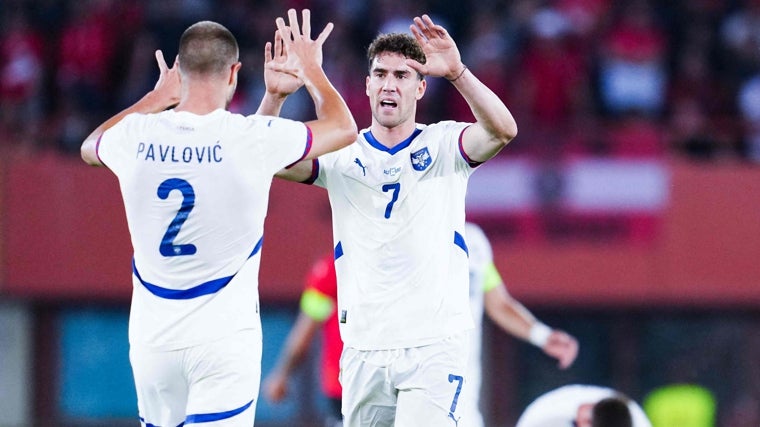Vlahovic, uno de los grandes peligros de Serbia