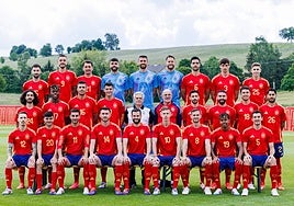 La selección española ya tiene foto oficial... con Rocha