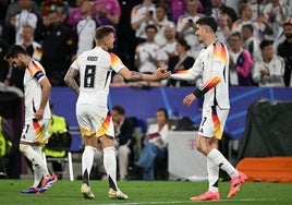 Alemania asusta desde el principio con una contundente goleada a Escocia