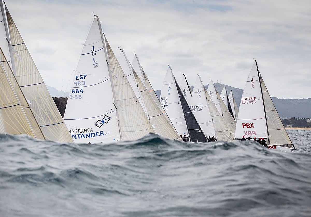«Eurofrits&amp;Aviko Newinfoods» líder en la Copa de España de J80 Trofeo Sabe a Norte