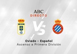 Oviedo - Espanyol, en directo: resultado, goles, ganador y última hora del partido de ida de la final del 'playoff' de ascenso a Primera hoy